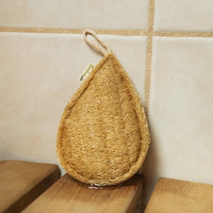 Exfoliating Teardrop Loofah 10 pack | Natural | Biodegradable