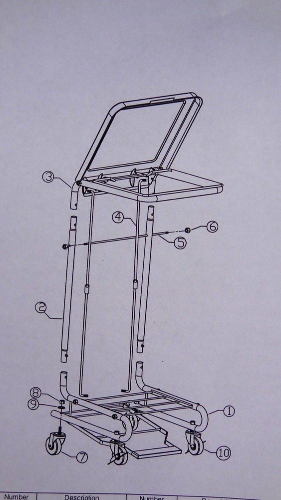 MEDICHOICE CHROME SQUARE TILT-LID HAMPER ~ HAMP8002