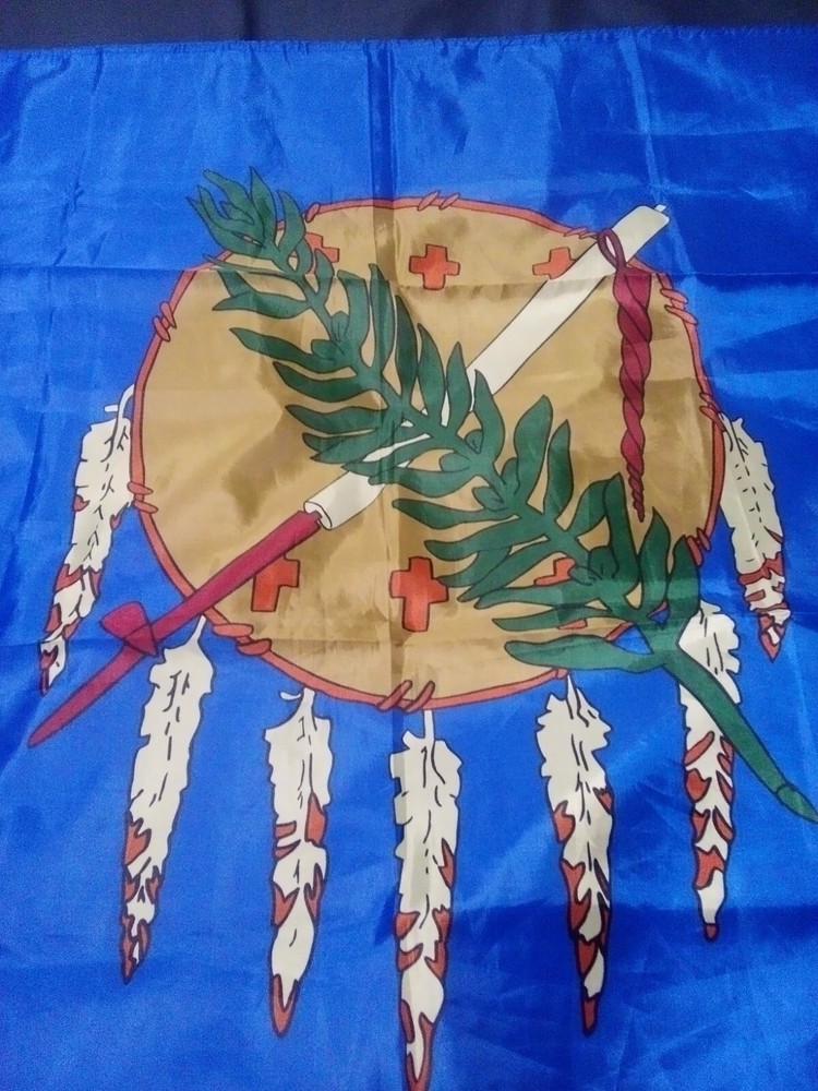 OKLAHOMA POLYESTER US STATE FLAG 3 x 5 FEET