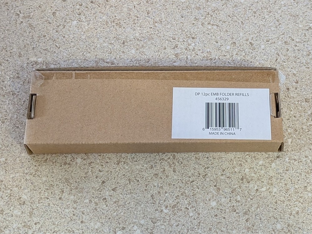 Diamond Press Mini Machine Folder Refills – 12pc Set (2 Sizes)