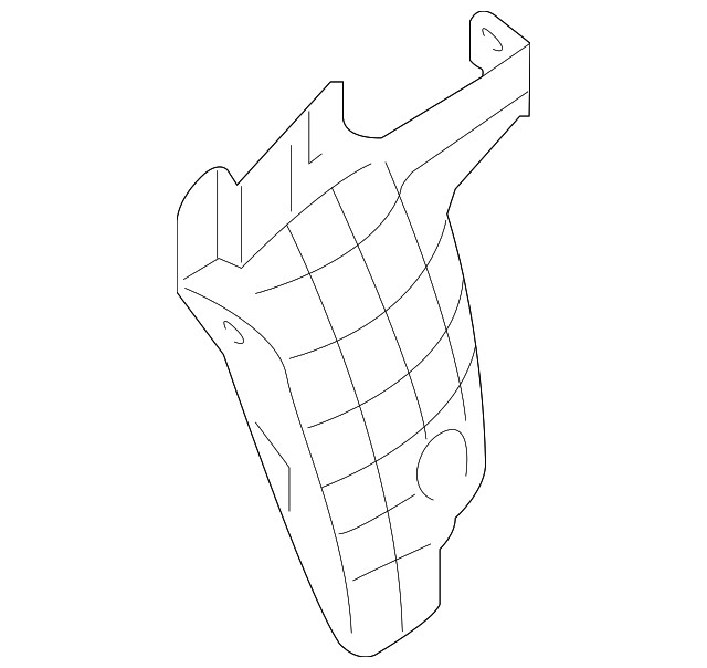 Genuine Nissan Quarter Panel Splash Shield 93830-EZ00A