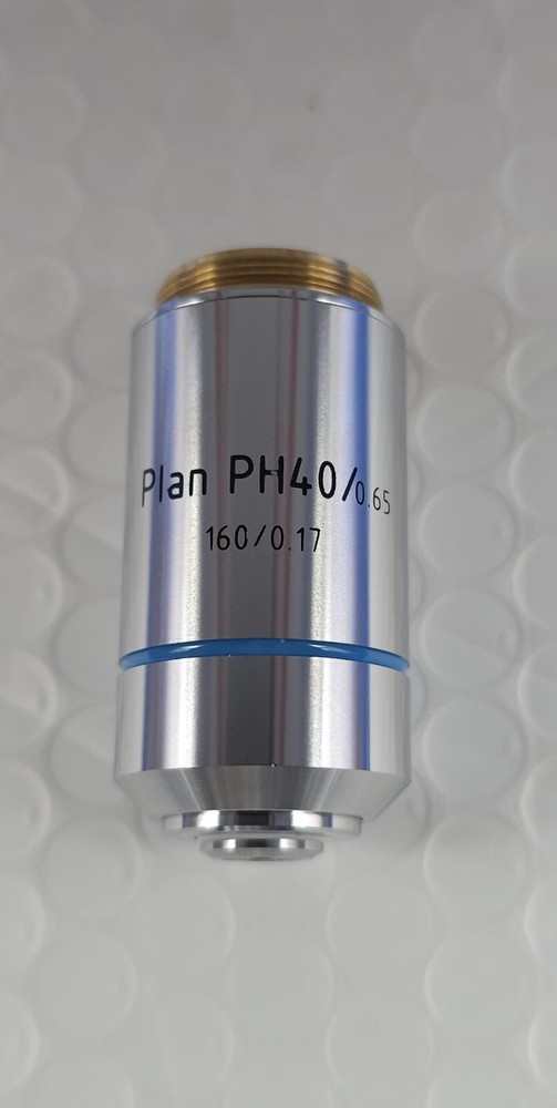 AMSCOPE PLAN 40PH/0.65 160/0.17 MICROSCOPE OBJECTIVE *PRE-OWNED*