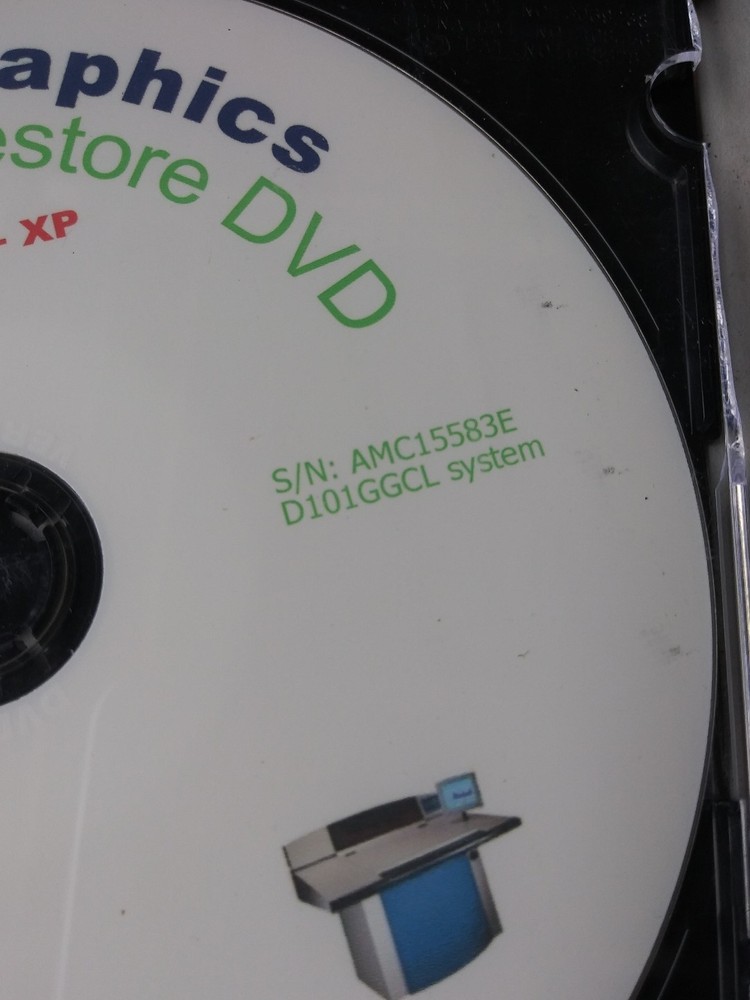 Perretta Graphics factory restore DVD break down fix