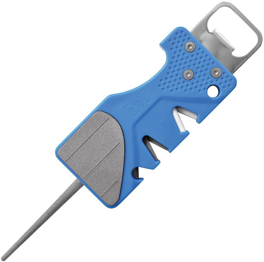DMT PocketSharp Plus Blue Multi-Function Pocket Knife Sharpener Tool - 20170