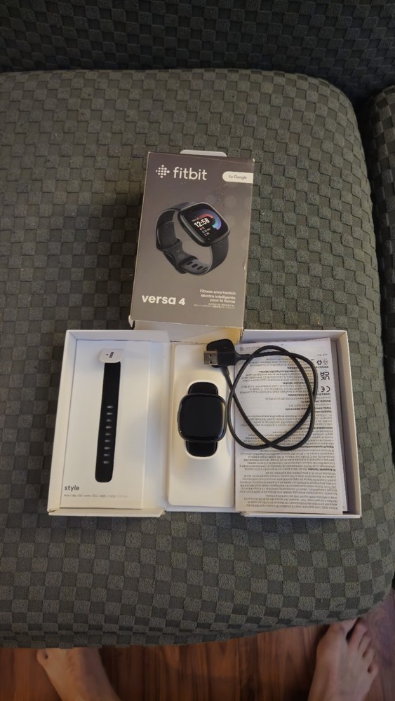 Fitbit Versa 4 Fitness Smartwatch, Black