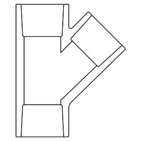 SPEARS 475-007 WYE SOCKET 3/4" PVC 235 PSI SOCKET x SOCKET x SOCKET