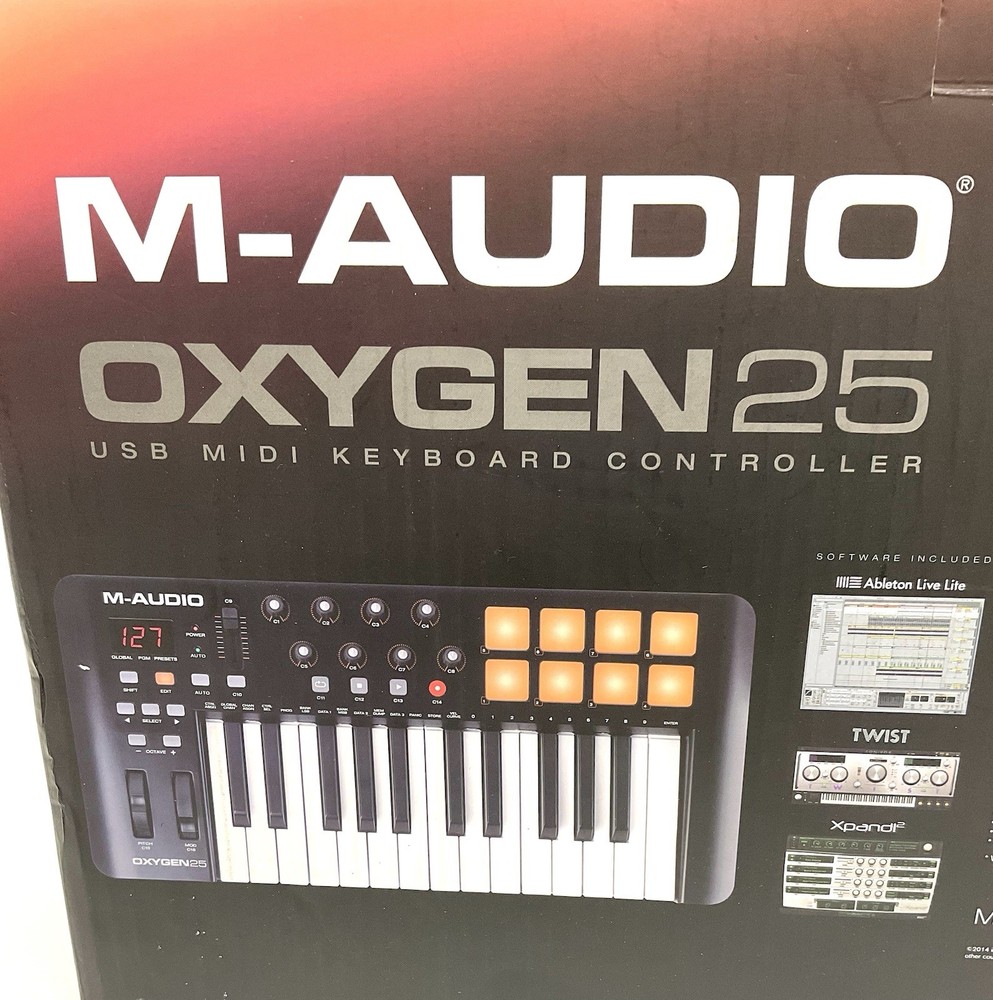 M Audio Oxygen 25 USB MIDI Keyboard Controller