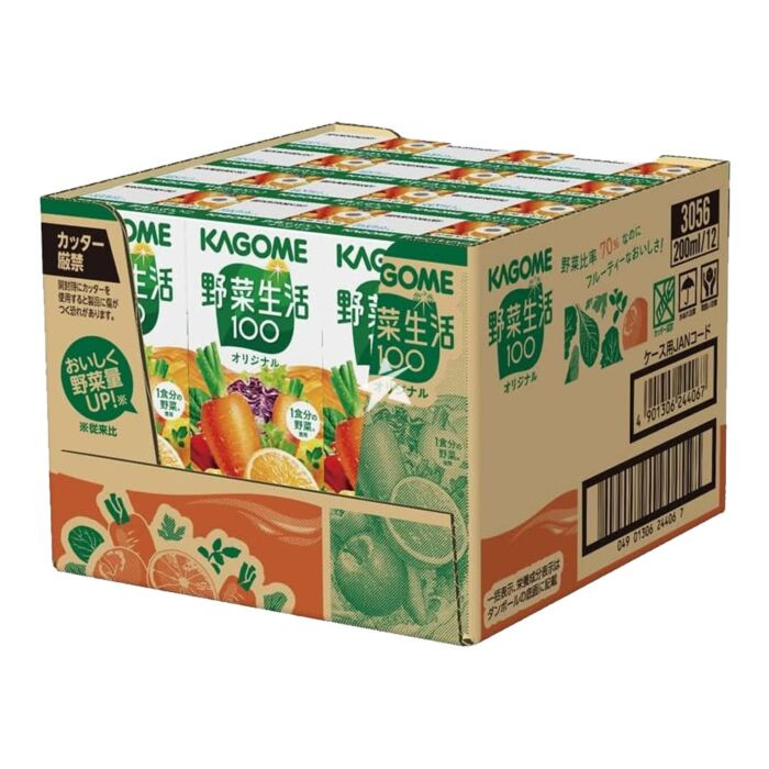 Kagome Carrot & Orange Juice 200ml/12pack