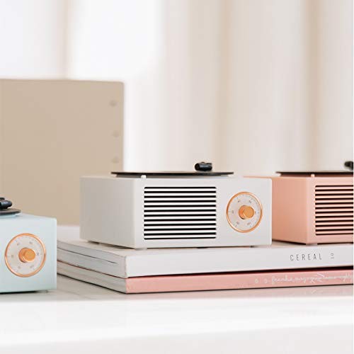 Vinyl Record Player Style Bluetooth Speaker Old Fashioned Classic Style White...