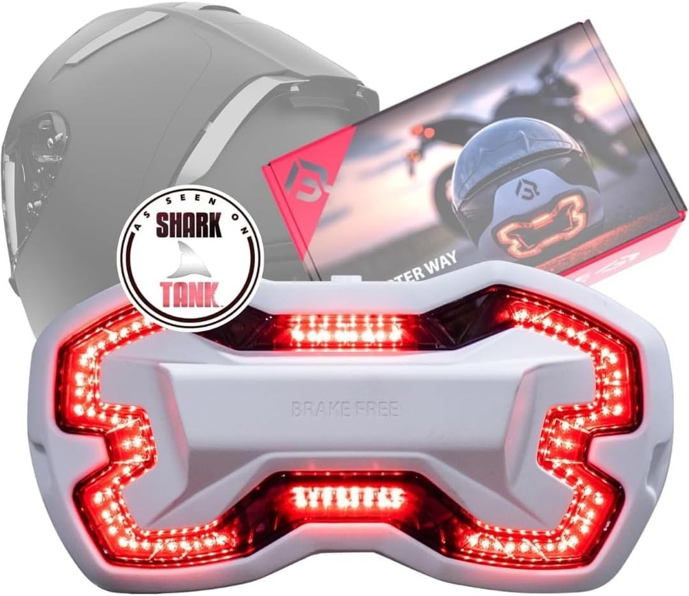 Wireless Motorcycle Helmet Brake Light