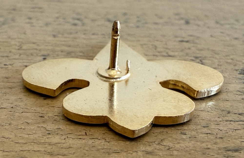 FBI Fleur de Lis Lapel Pin Flat