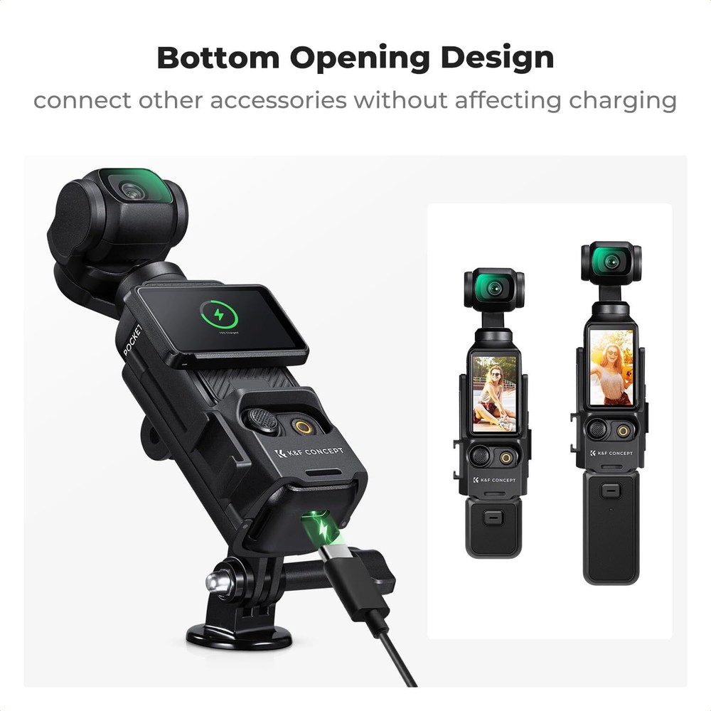 K&F Concept Bracket Expansion Adapter for DJI OSMO POCKET 3 Camera Frame Mount