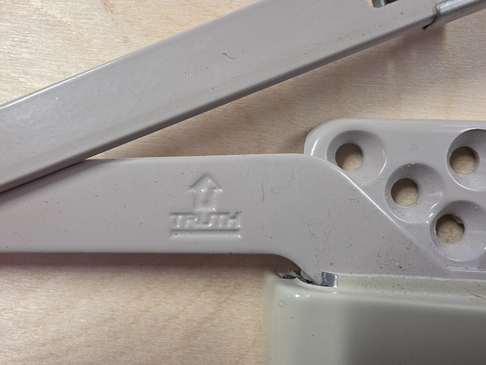 Truth Casement Operator BEIGE Split Arm operator / SILVER PIN sold by the each