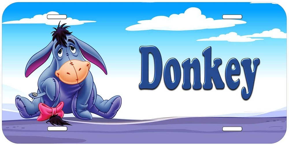 Personalized Eeyore Car License Plate Any Name