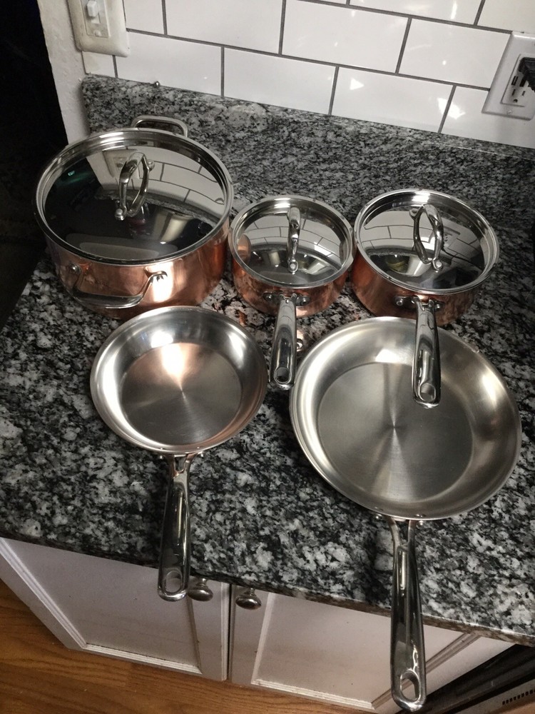 3 Ply Stainless Steel Copper Clad nutrichef cookware