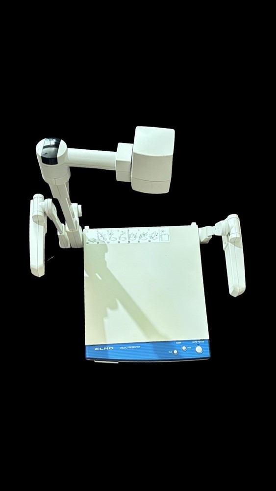 Elmo EV-2000AF Document Camera & Visual Presenter Powers On TESTED No Cords