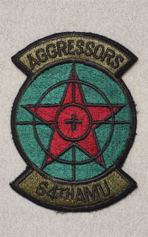 USAF Air Force Patch: 64th Aircraft Maintenance Unit - subdued 3520