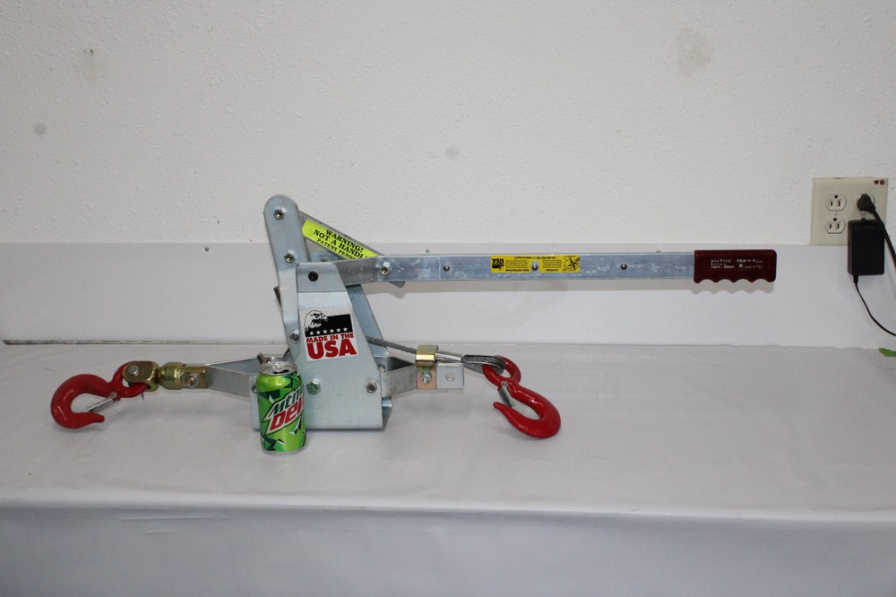 Maasdam Pow'r-Pull Model #6000S 3 Ton Cable Puller - Come Along - 1A1