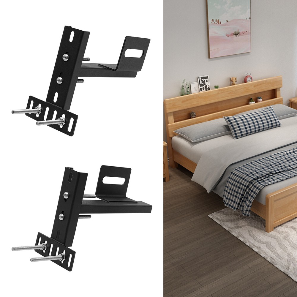 2PCS Adjustable Headboard Bracket Bracket Headboard Holder Headboard 3.98*3.82in