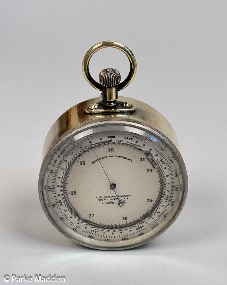 Vintage Taylor Pocket Barometer Altimeter