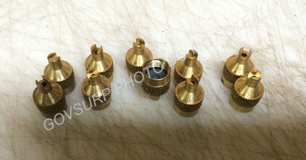 Large Bore Valve Stem Caps 10pc. w/ Core Remover VC6  TR-VC6 2640-00-267-2982