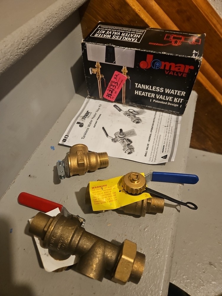 JOMAR 810-514G TANKLESS HOT WATER HEATER VALVE KIT  S101ASG