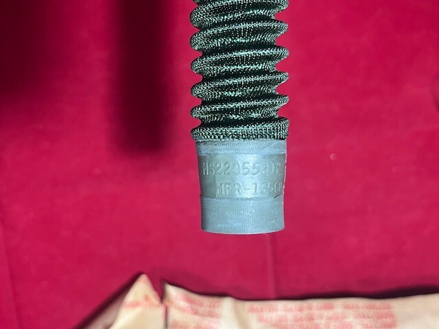 MS22001 HOSE for MILITARY PILOT OXYGEN FLIGHT MASK.