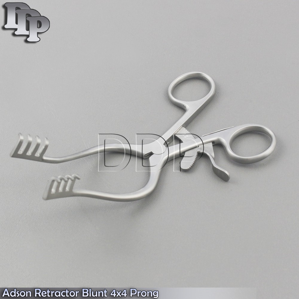 Weitlaner Retractor Blunt Points 4x4 Prong 6" Surgical Instruments