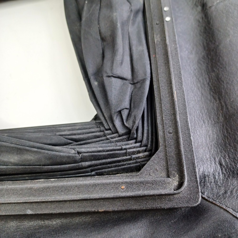 Large Format Field Camera Bellows Black 21cm Plate Side 15cm Lens Side