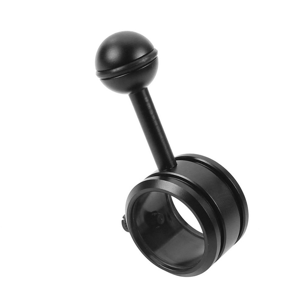 Robust Diving Light Bracket 1 Inch Ball Joint Adapter for Flashlight Stability