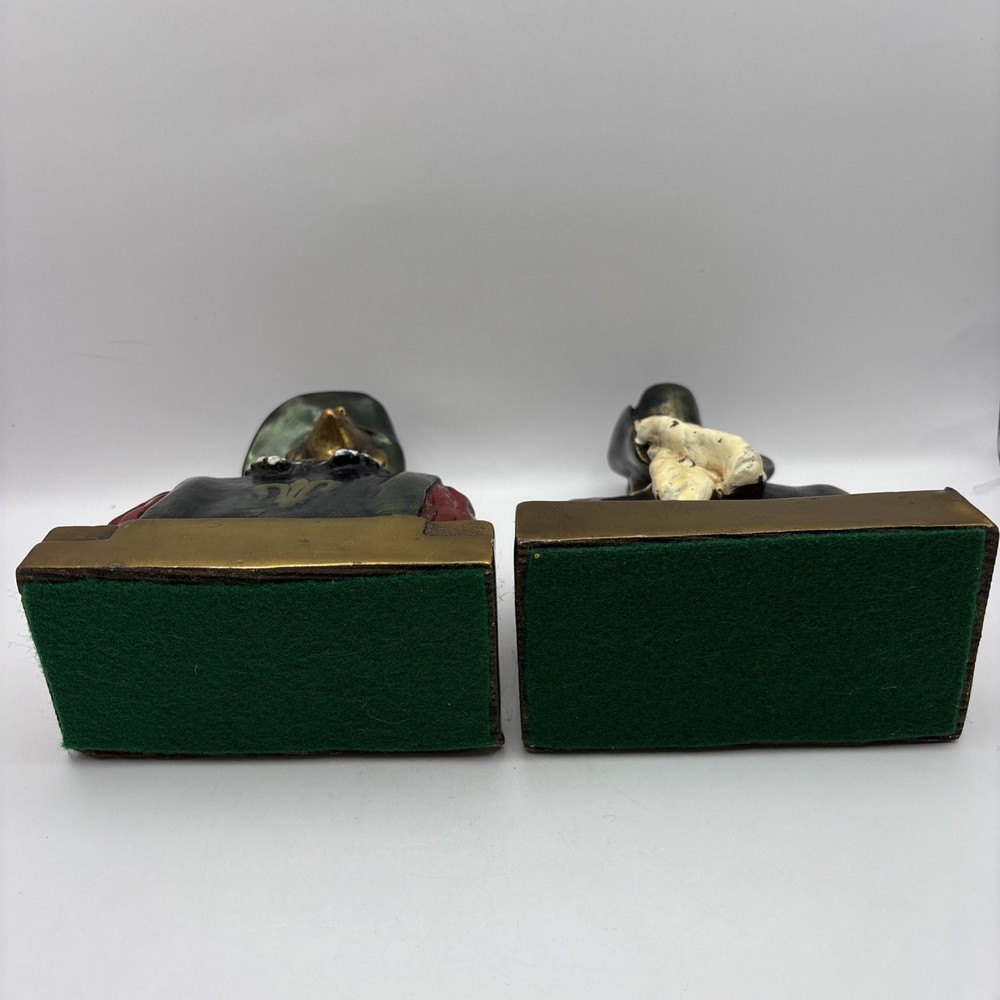 Bronze Herzel Shakespeare Bookends Vintage