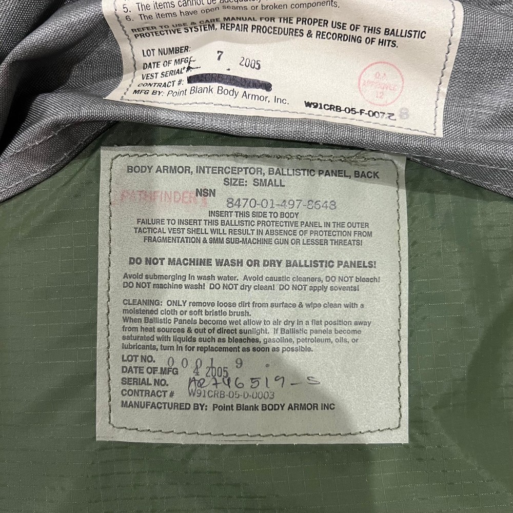 ACU protector Base Protective Vest Plate Carrier w/ Soft Armor Inserts Small