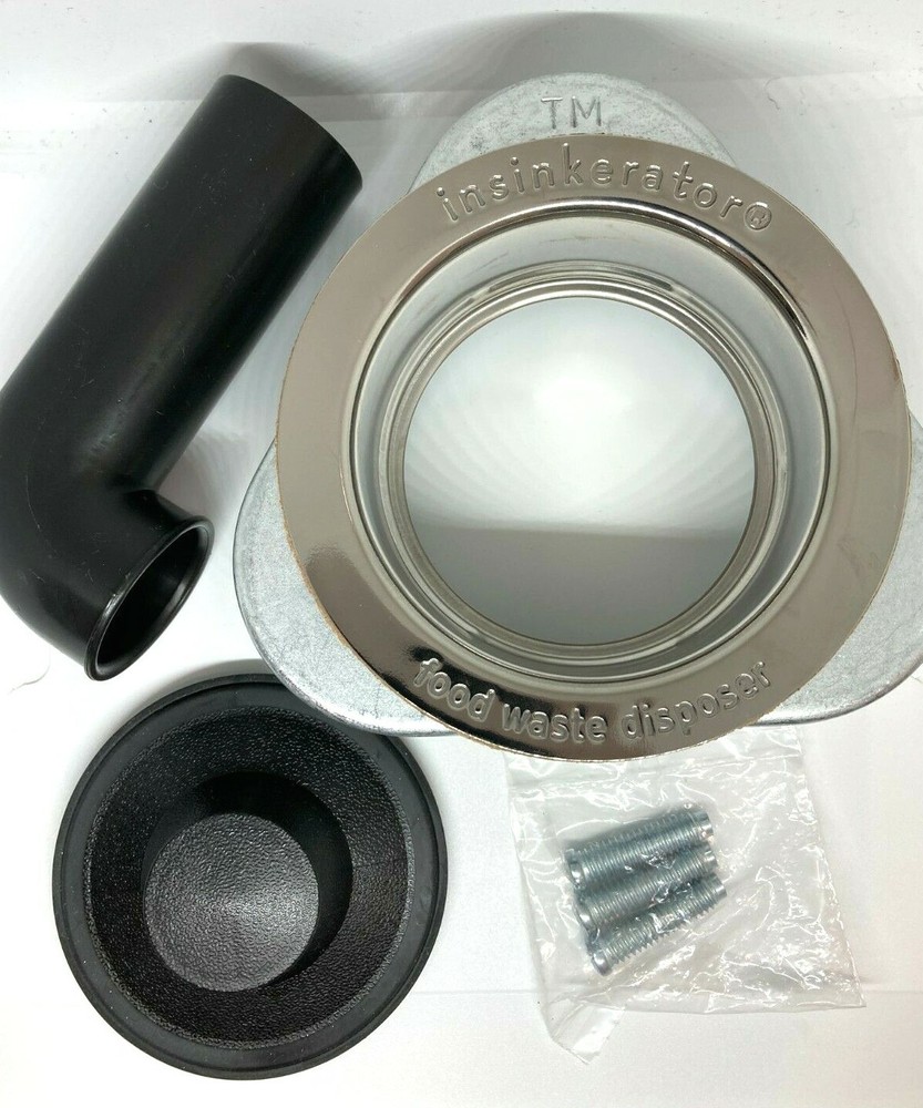 INSINKERATOR Garbage Disposal 5 in Quick Lock Mount Chrome 3.5" Opening