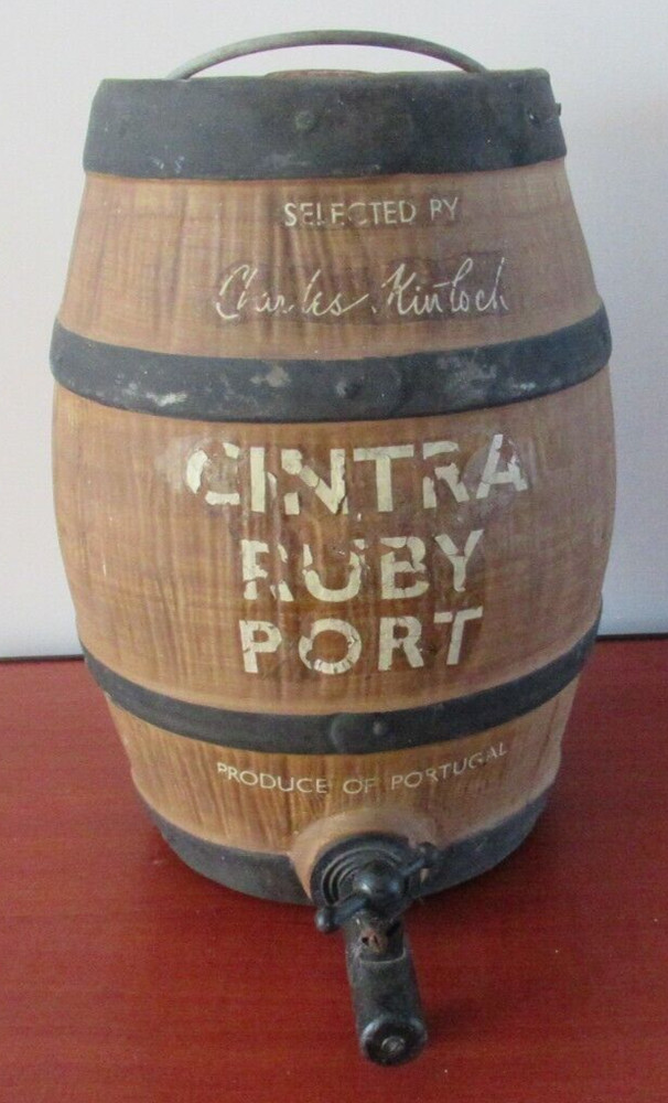 Vintage CINTRA RUBY PORT stonewear Barrel