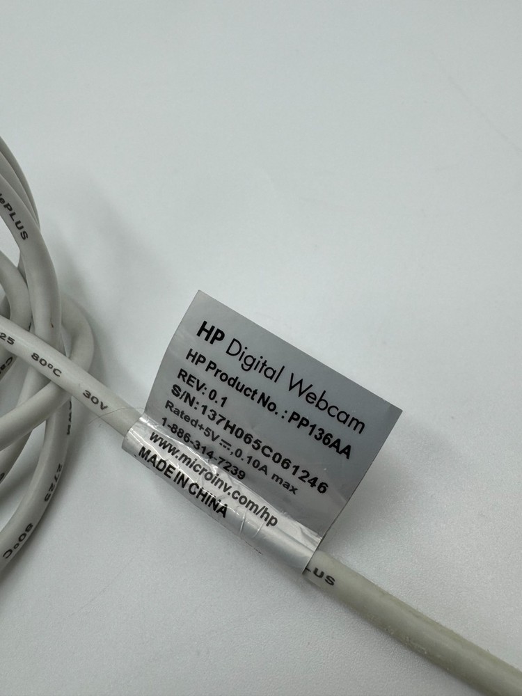 Digital Webcam 2005 HP PP136AA#ABA USB Plug & Play Camera Video Electronics