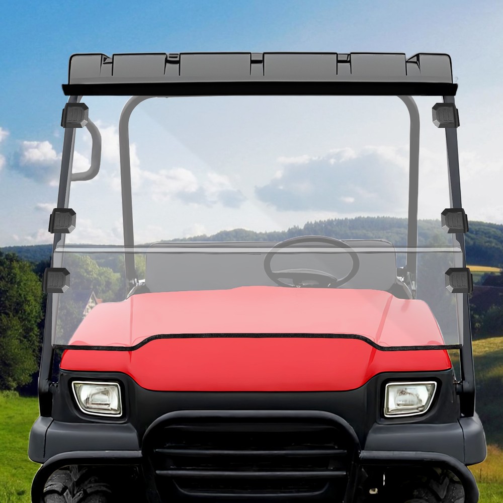 For Kawasaki Mule 3010 3000 2003-2013 Front Flip Windshield Fold Up Front Window
