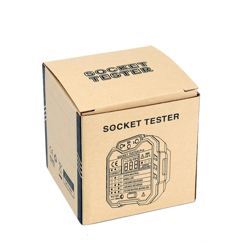 Digital display socket tester plug polarity phase check Voltage detector US/EU