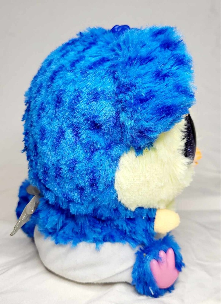 Hatchimals Interactive Hatchibabies Blue Owl 6 Tested Working Large Sparkle Eyes