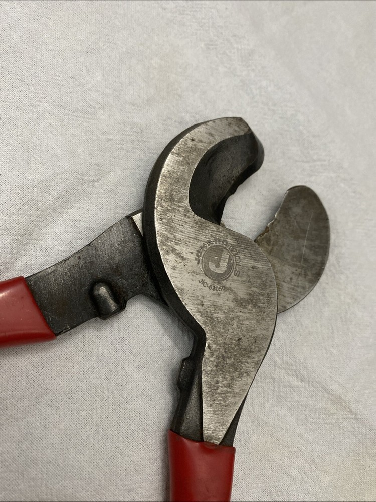 Jonard Tools Cable Cutter HIgh Leverage For Aluminum Copper Red Handle