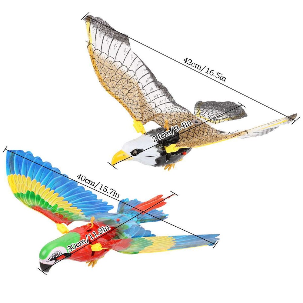 Interactive Simulation Bird Cat Toy Flying Eagle Electric Hanging Toy for Cat