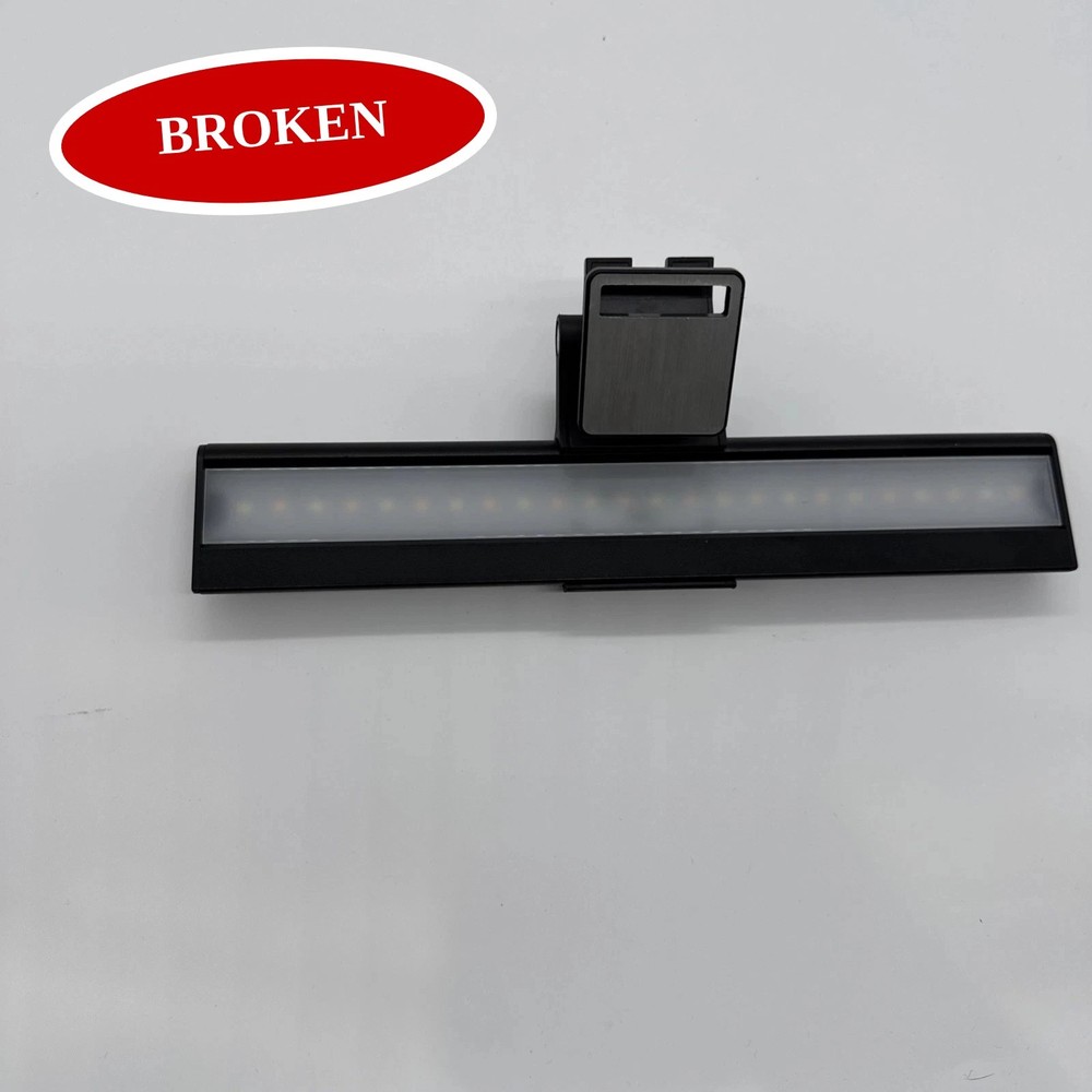 (BROKEN) PHIVE LED Laptop Light Bar Clip on Lamp USB Powered Touch Control Black