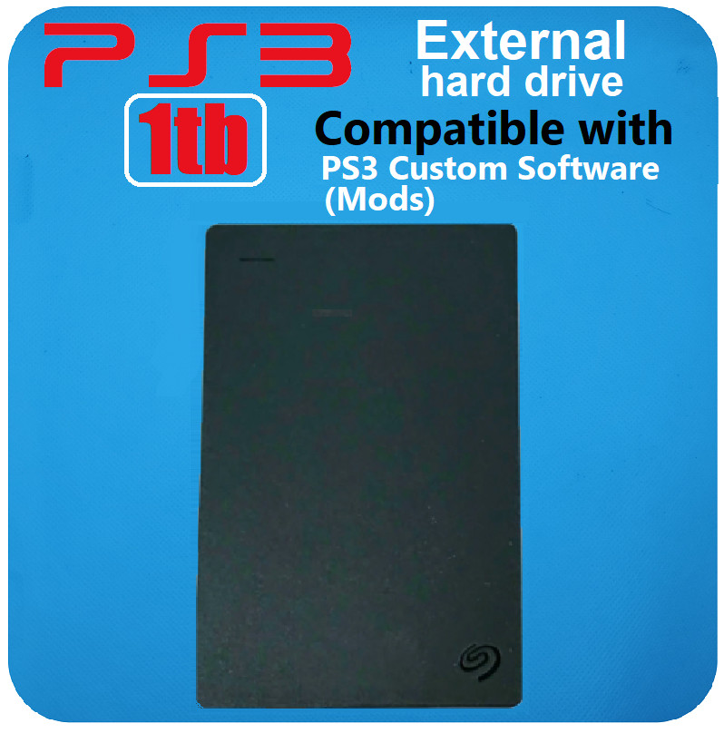 PS3 External Hard Drive 1TB FAT32 format
