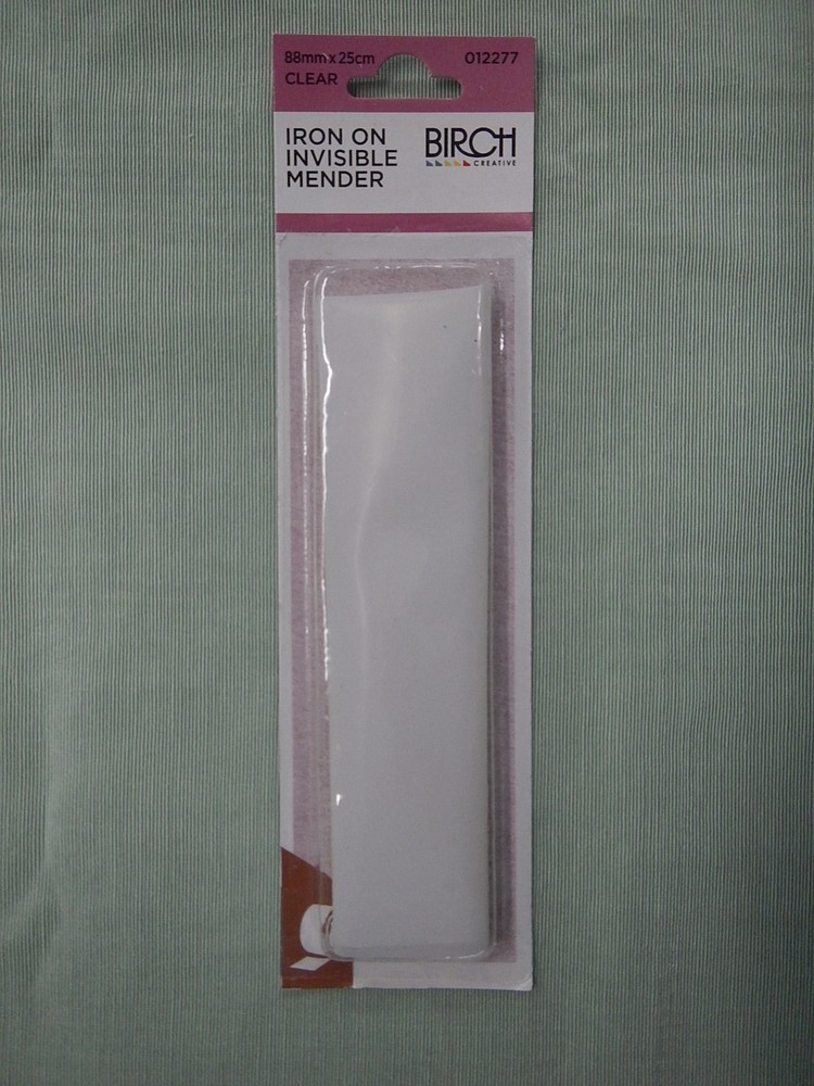 Mending Patch Iron On Clear 88mm  X 250mm