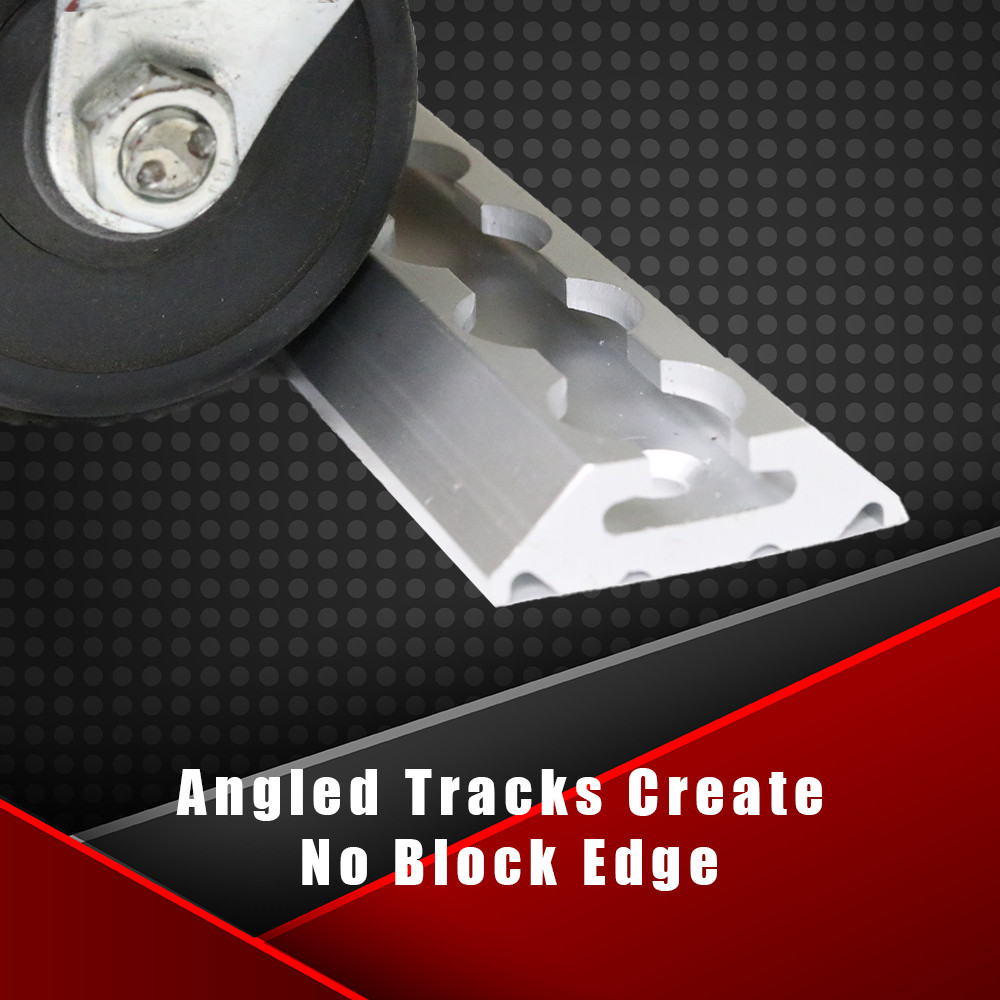 Boxer Aluminum L-Track Ultimate Tracks - 4-Pk, 6in.L x 1.75in.W, 2,200-lb