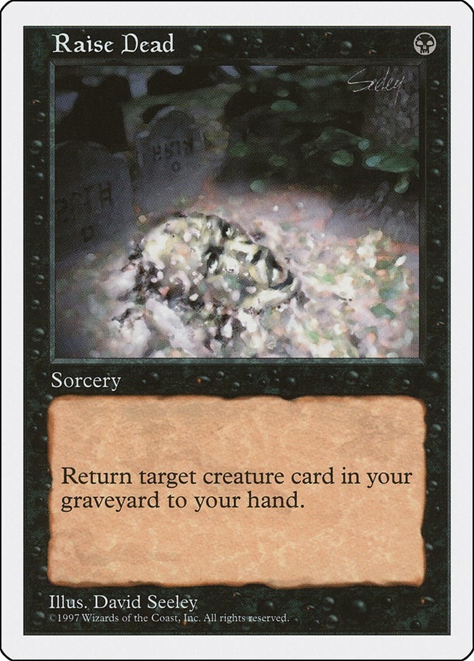 Raise Dead Fifth Edition N/A MTG MP