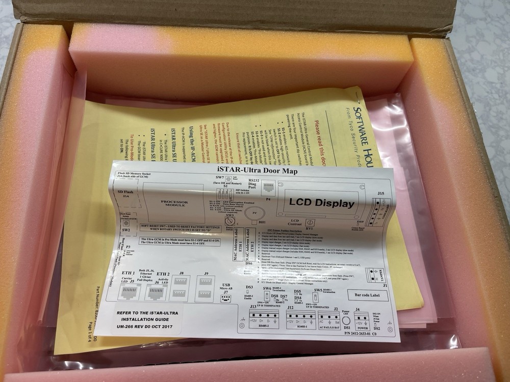 NEW Software House iSTAR Ultra GCM Module USTAR-GCM Access Control