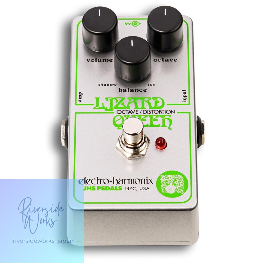 electro-harmonix LIZARD QUEEN OCTAVE FUZZ Guitar Effect Pedal