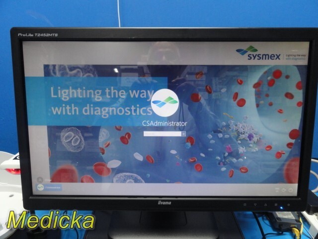 2018 Sysmex CS-2500 Coagulation Analyzer System W/ CPU Monitor Printer ~37031