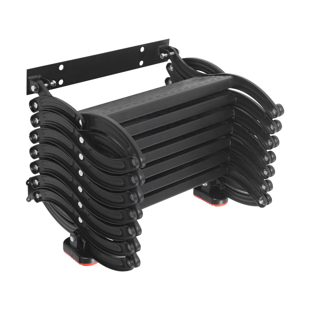Wall Mounted Folding Ladder Telescoping Step Ladders Retractable Folding Stair