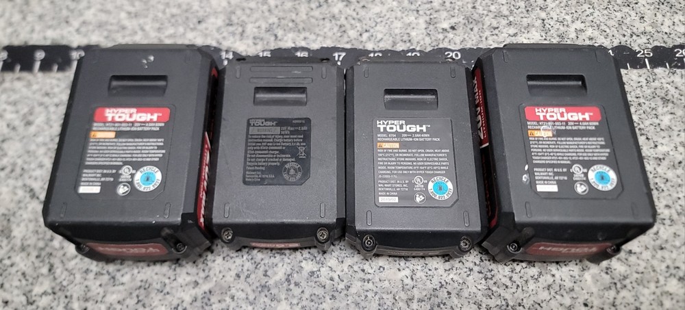 Hyper Tough Li-Ion Cordless 4-Tool Combo Kit